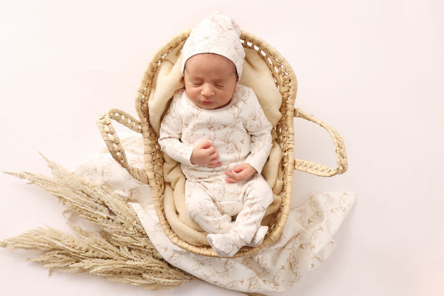 Printed bird set - Biege