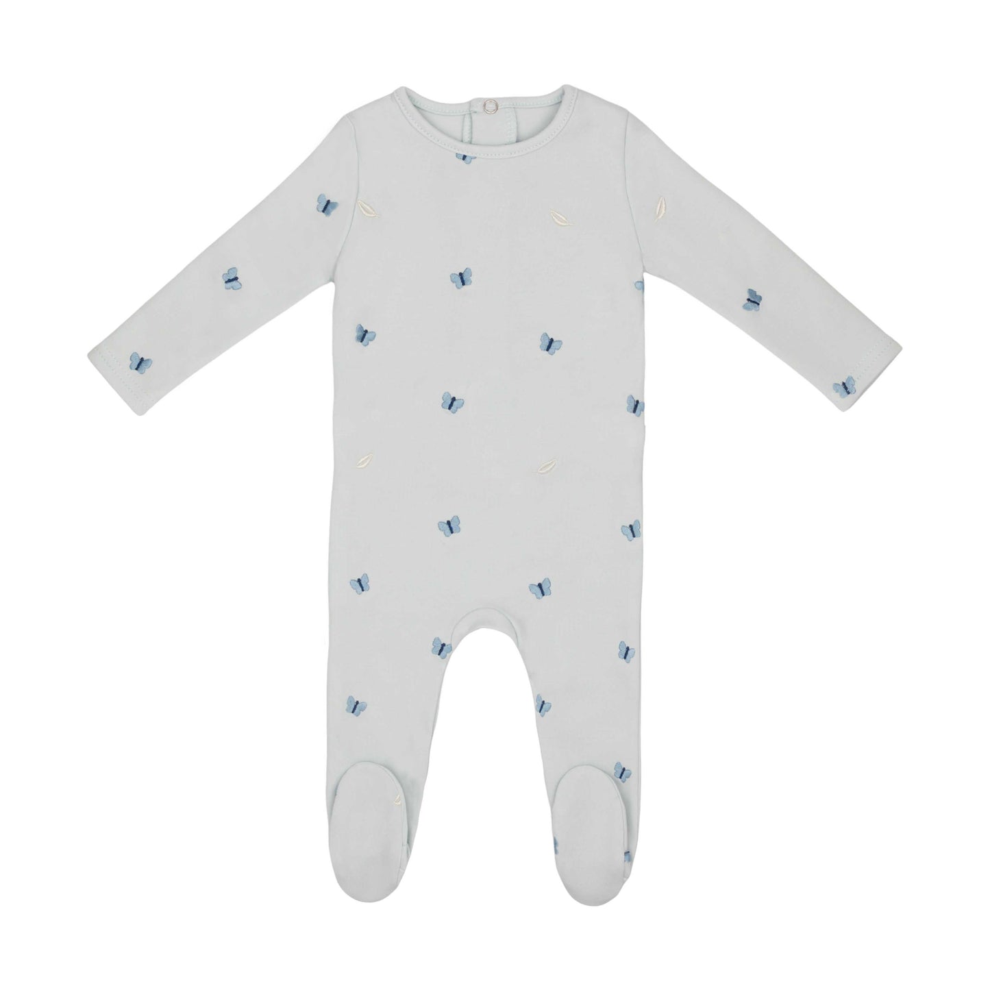 Embroidered Leaf Footie