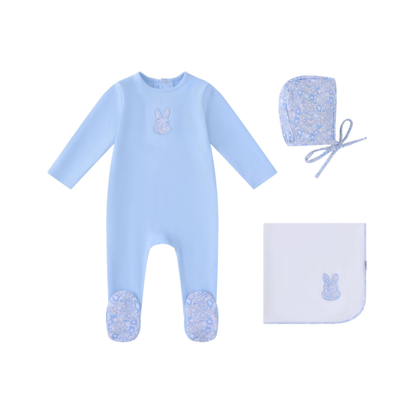 Blue Liberty Bunny Set-Boys