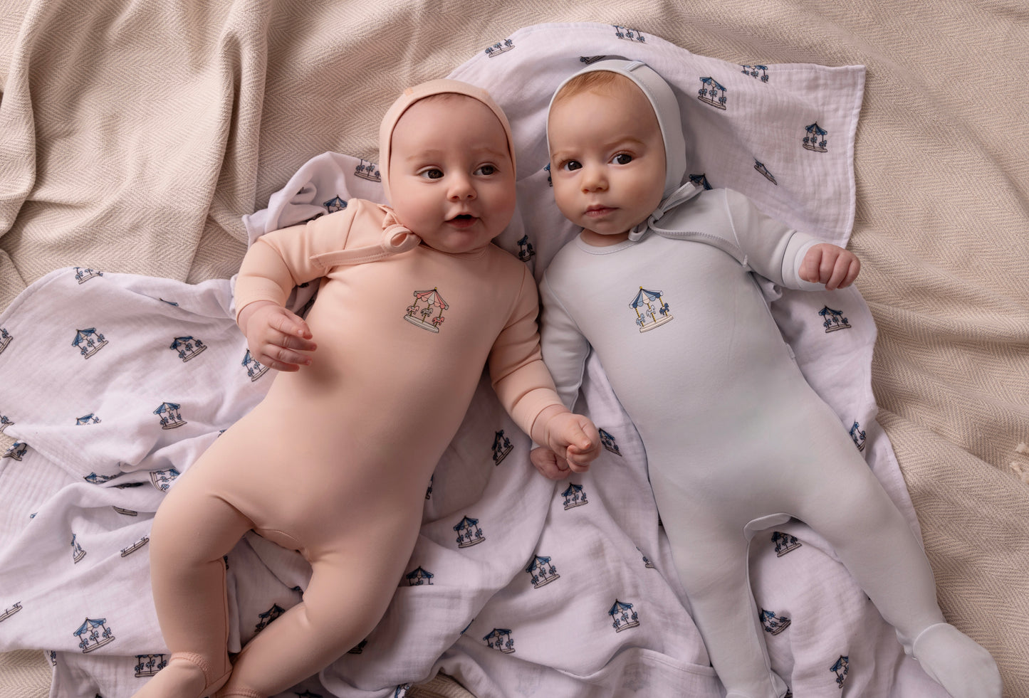 Girl Mini Merry Footie and Hat