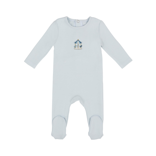 Mini merry light blue footie