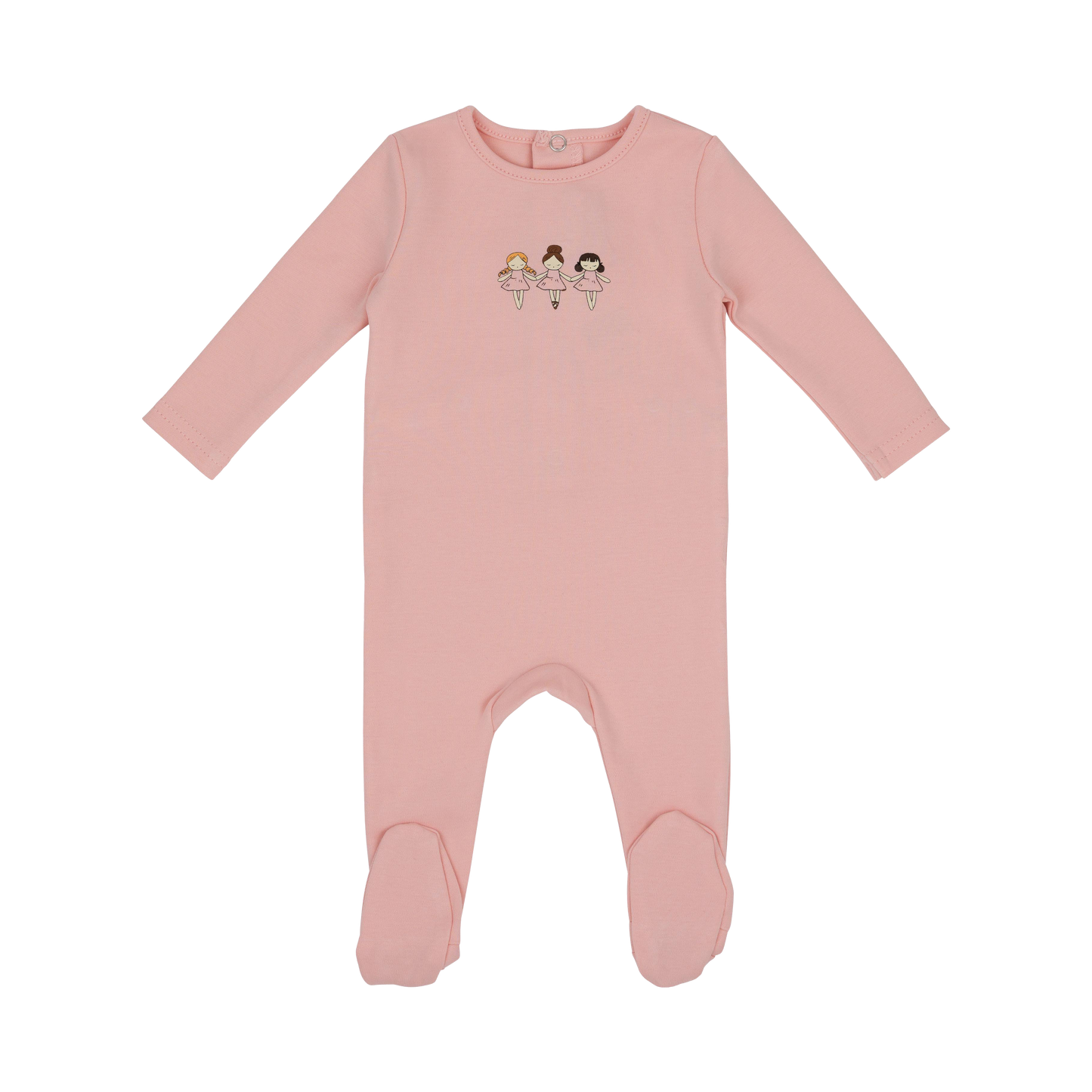 Mini Dancing Dolls Footie - Pink