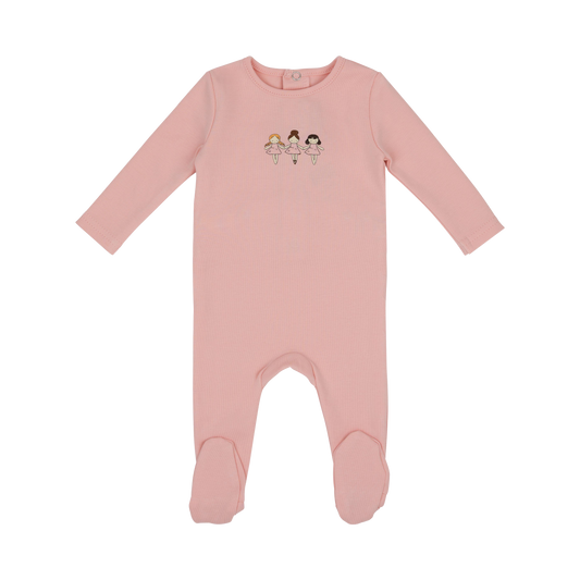 Mini Dancing Dolls Footie - Pink