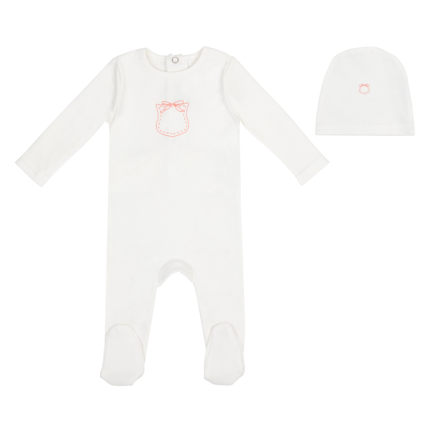 Girls Mini Pocket Footie and Hat