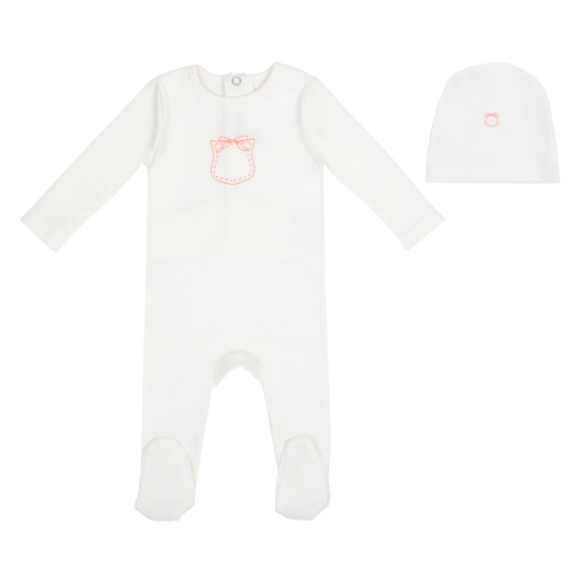 Girls Mini Pocket Footie and Hat