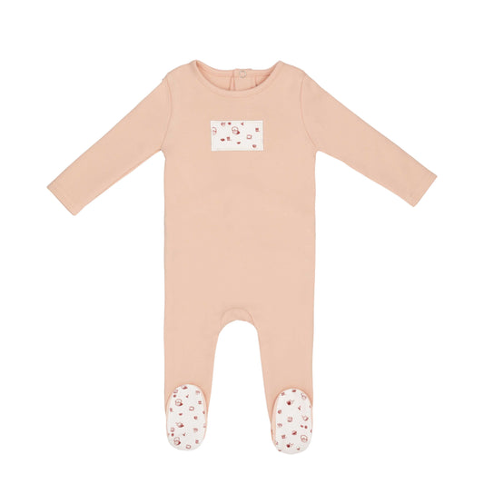 Girls Tea Print Footie