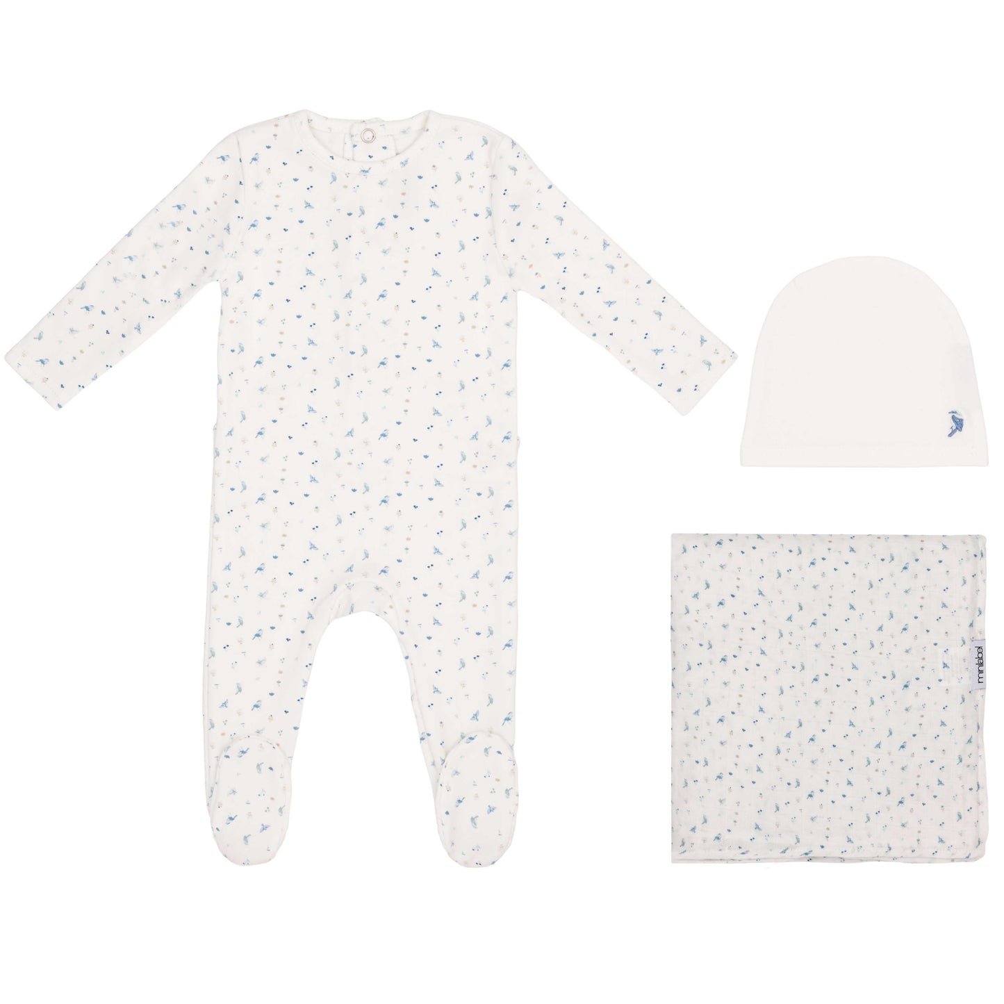 White Bird Over Print Set-Boys