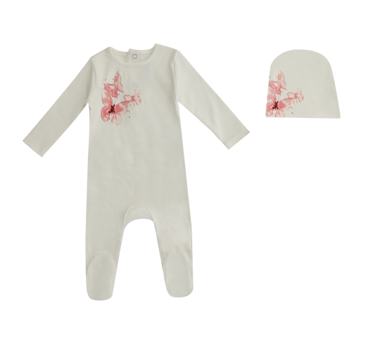 Butterfly Footie and Hat