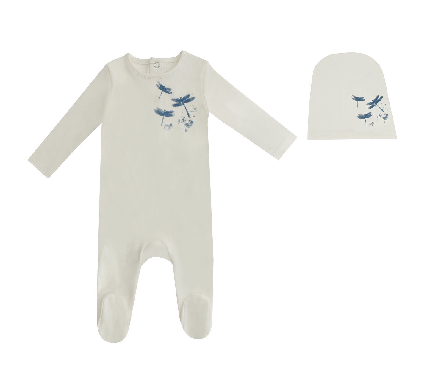 Dragonfly Footie and Hat