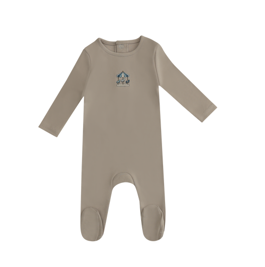 Mini Merry Footie - Tan