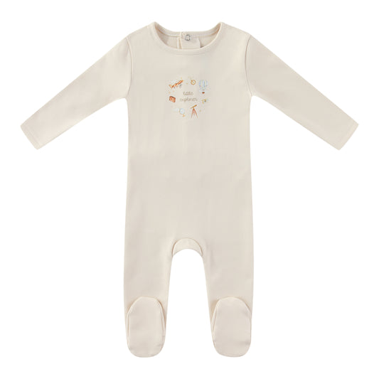 Ivory Little Explorer Footie- Boys