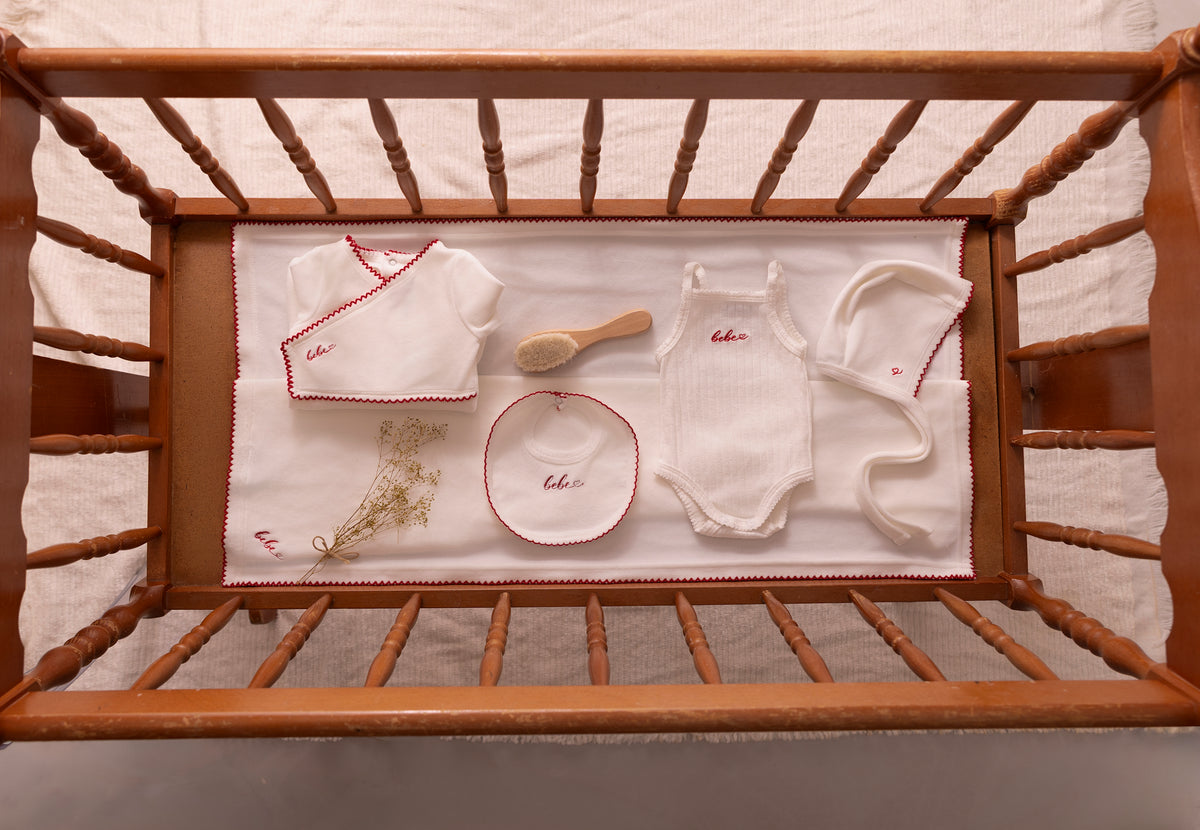 White Classic Velour Gift Set - Girls