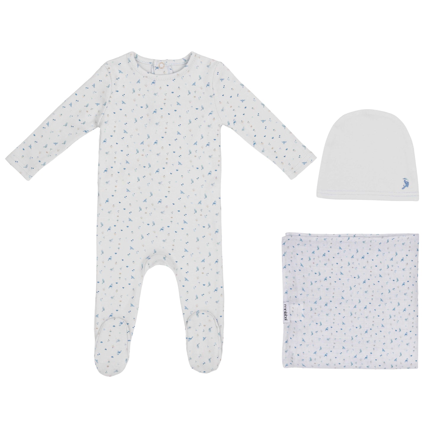 Blue Bird Over Print Set -Boys