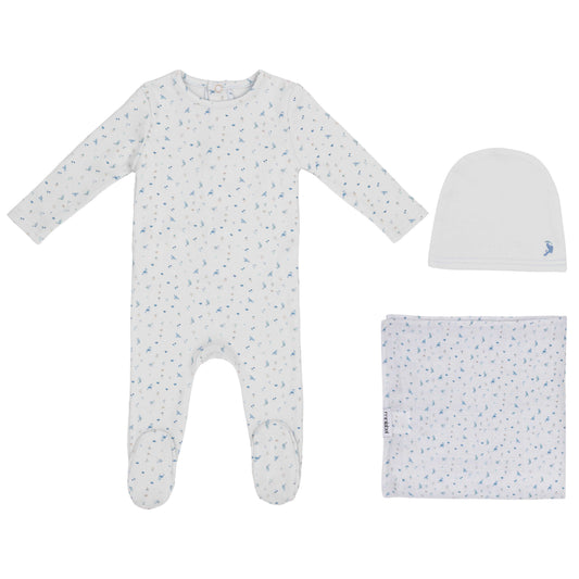 Blue Bird Over Print Set -Boys