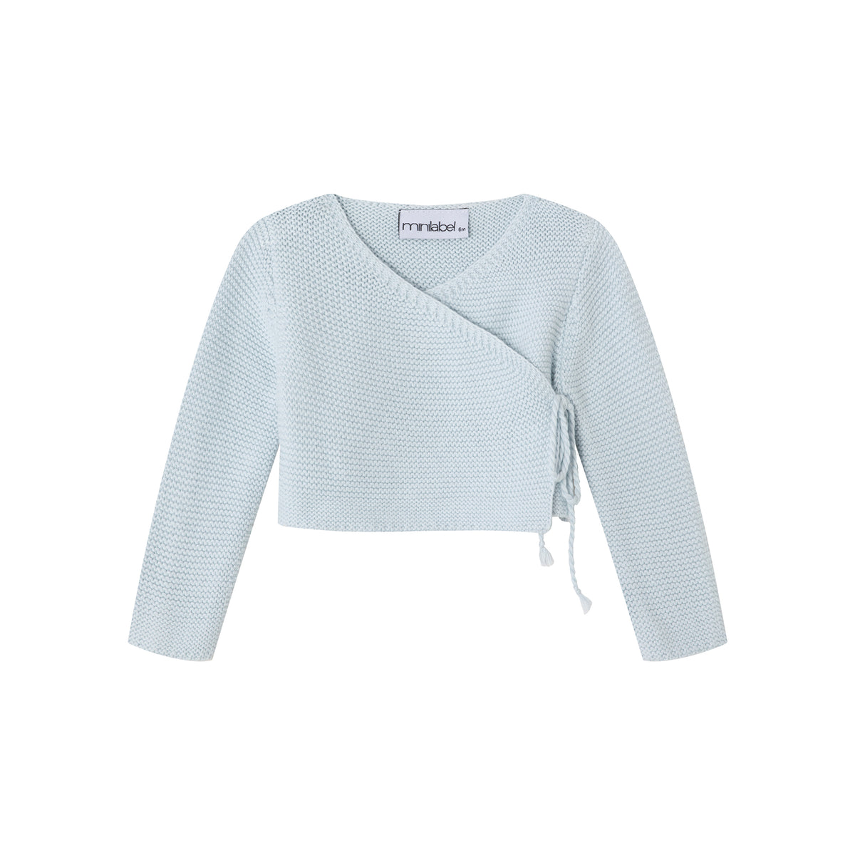 Blue Wrap Cardigan and Bonnet -Boys