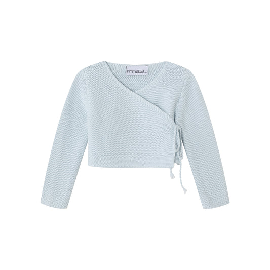 Blue Wrap Cardigan -Boys