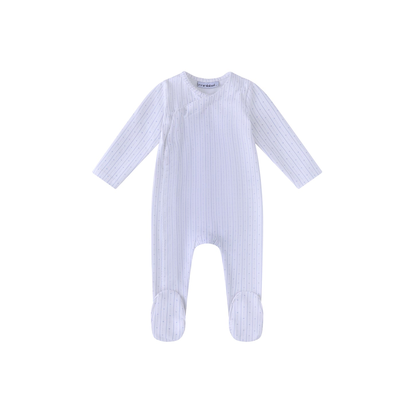 Linear Stars Print Footie -Boys