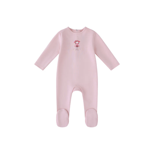 Pink Doll Footie- Girls