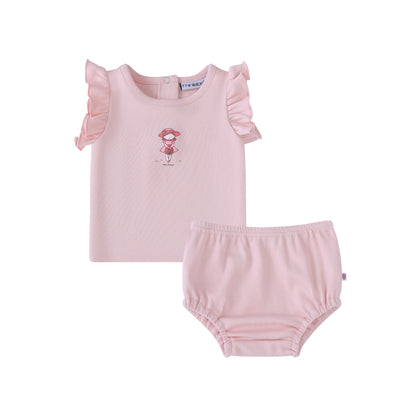 Pink Doll Two Piece Set- Girls