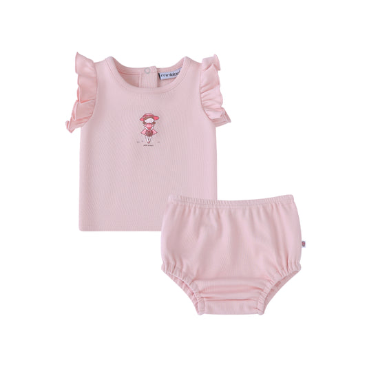 Pink Doll Two Piece Set- Girls