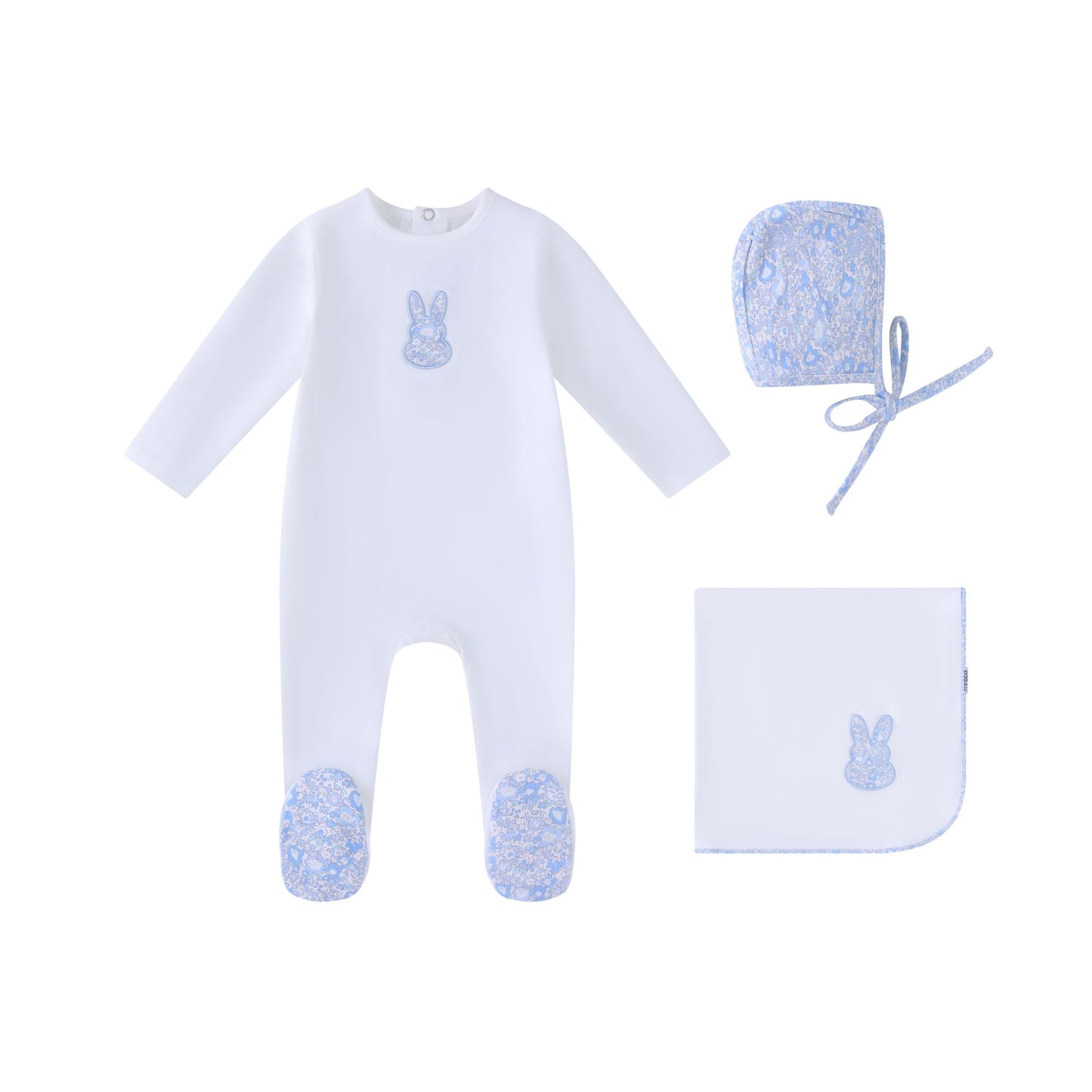 White Liberty Bunny Set-Boys