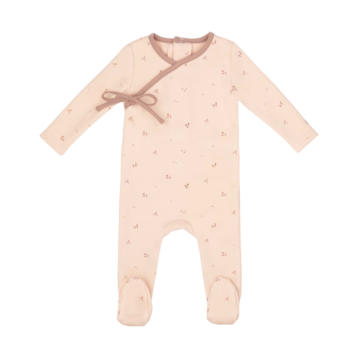 Girls Printed Floral Footie