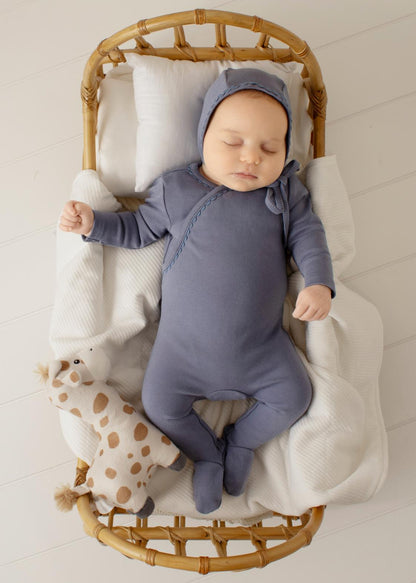 Classic Ric Rac Set-White on Blue