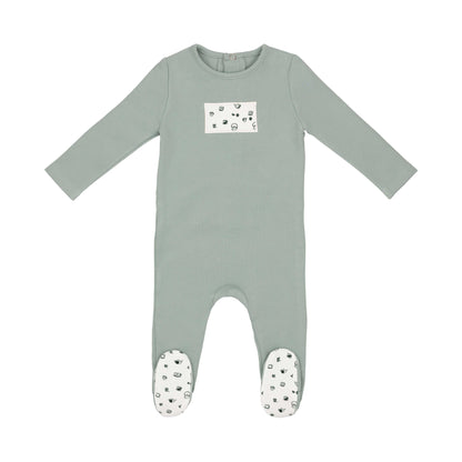 Boys Tea Print Footie