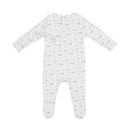 Toile Garden Print Footie-Boys
