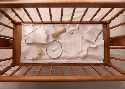 White Classic Velour Set - Boys