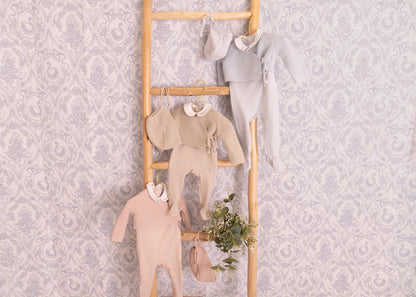 Taupe Wrap Cardigan - Boys